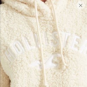 A Sherpa hoodie
